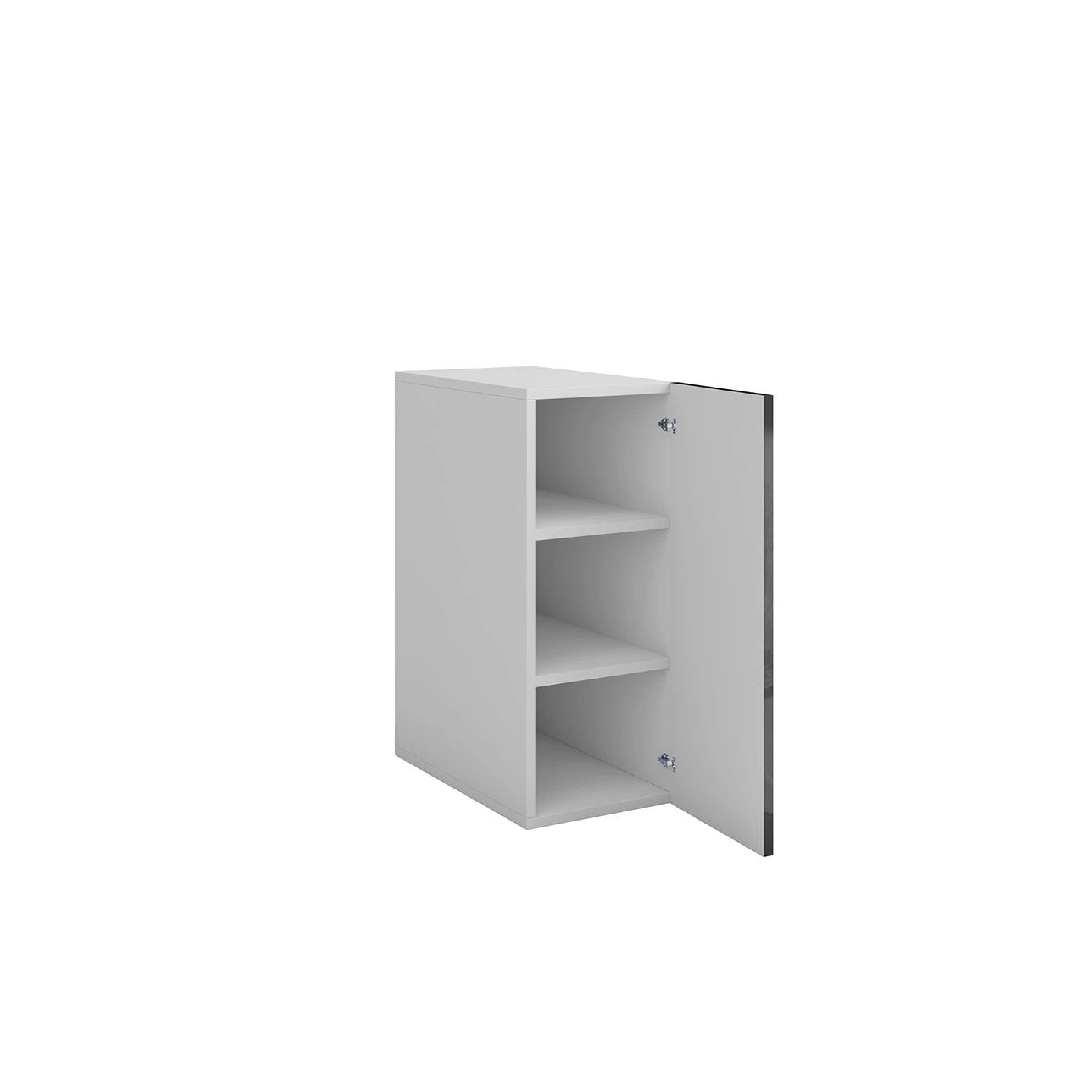 Meuble de cuisine haut 1 porte 3 étagères L 30 x H 72 cm