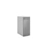Meuble de cuisine haut gris laqué 1 porte 2 étagères L 30 x H 72 cm