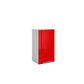 Meuble de cuisine haut rouge laqué 1 porte 2 étagères L 40 x H 72 cm