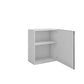 Meuble de cuisine haut 1 porte 2 étagères L 60 x H 72 cm