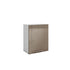 Meuble de cuisine haut taupe laqué 1 porte 2 étagères L 60 x H 72 cm