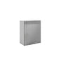Meuble de cuisine haut gris laqué 1 porte 2 étagères L 60 x H 72 cm