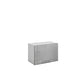 Meuble de cuisine haut sous hotte gris laqué 1 porte 1 étagère L 60 x H 40 cm