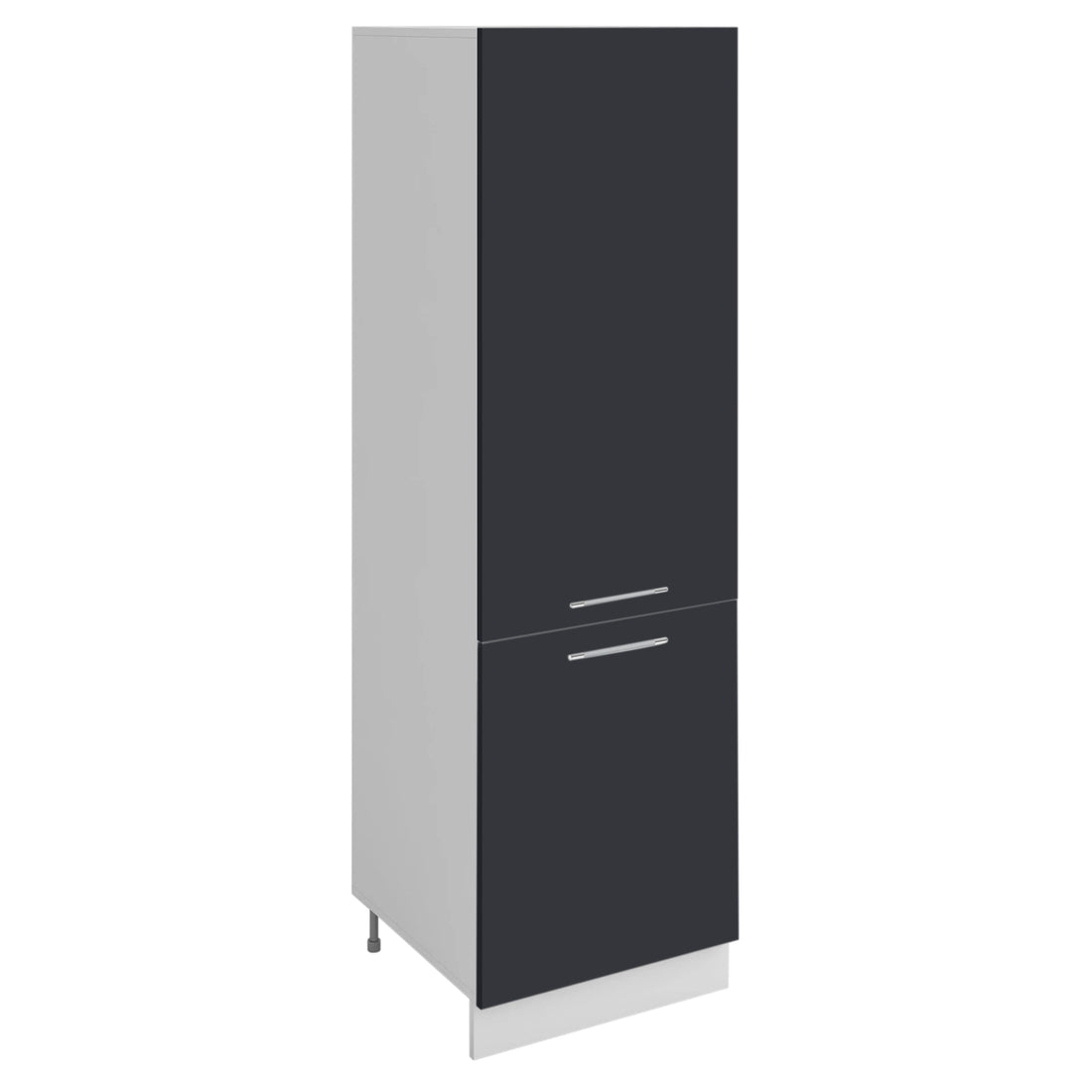 Colonne de rangement gris anthracite – L 60 × H 200 cm