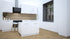 Ilot Central de Cuisine Duo 120 blanc laquée