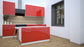 Ilot Central de Cuisine Duo 160 rouge laquée