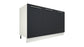 Ilot Central de Cuisine Solo 140 gris anthracite