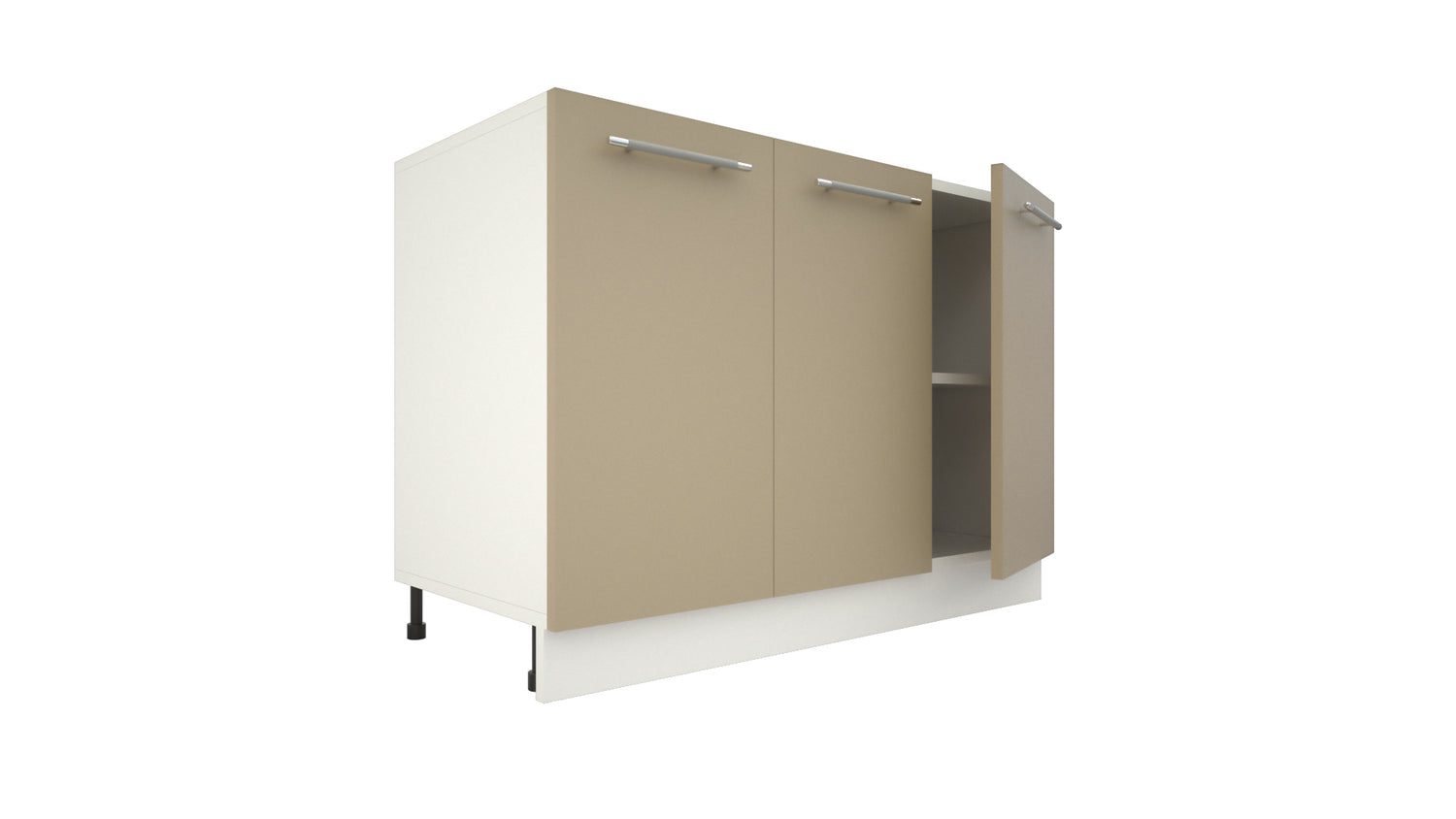 Ilot Central de Cuisine Solo 120 sable mat