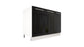 Ilot Central de Cuisine Solo 120 noir laquée