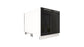 Ilot Central de Cuisine Duo 80 noir laquée