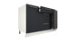 Ilot Central de Cuisine Solo 140 Tiroirs gris anthracite