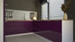 Cuisine complète U-Deluxe violet laquée