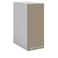 Meuble de cuisine haut sable mat 1 porte 2 étagères L 30 x H 72 cm