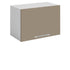Meuble de cuisine haut sous hotte sable mat 1 porte 1 étagères L 60 x H 40 cm
