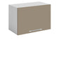 Meuble de cuisine haut sous hotte sable mat 1 porte 1 étagères L 60 x H 40 cm