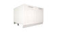 Ilot Central de Cuisine Duo 120 blanc laquée