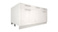 Ilot Central de Cuisine Duo 160 blanc laquée