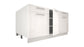 Ilot Central de Cuisine Duo 160 blanc laquée