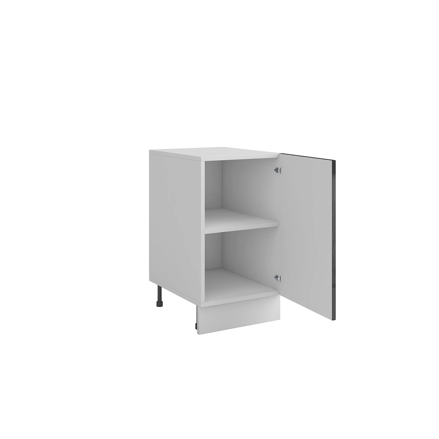 Meuble de cuisine bas 1 porte 1 étagère L 40 x H 72 cm