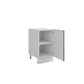 Meuble de cuisine bas 1 porte 1 étagère L 40 x H 72 cm