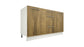 Ilot Central de Cuisine Solo 140 Tiroirs bois clair