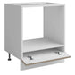 Meuble bas cuisine pour four encastrable + tiroir sable mat L 60 x H 72 cm ( Partie haut non couvert )