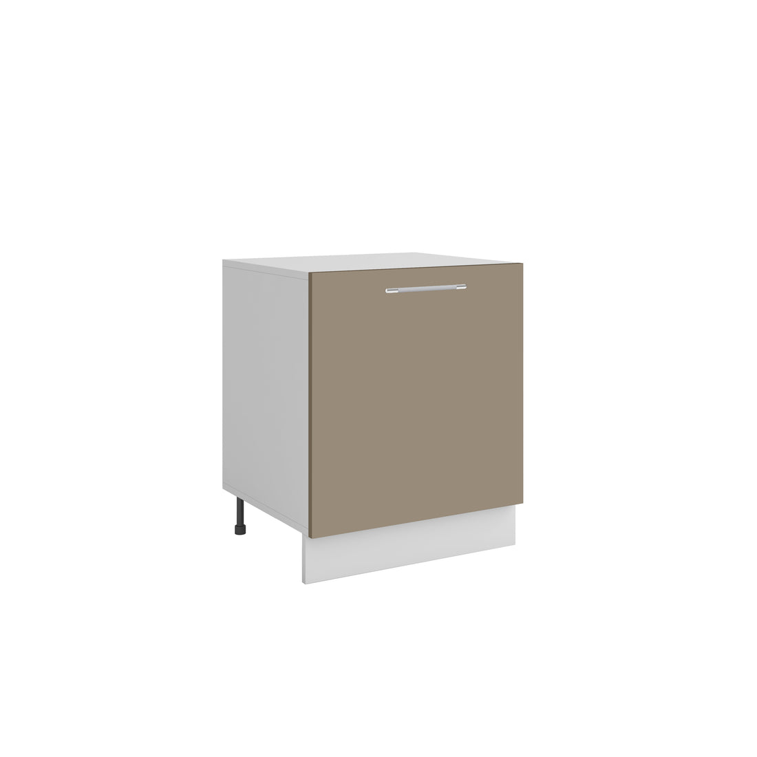 Meuble bas cuisine Sable Mat – 1 porte 60 cm (H 72 cm) module seul