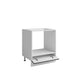 Meuble bas cuisine pour four encastrable + tiroir L 60 x H 72 cm 