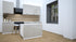 Ilot Central de Cuisine Duo 120 beige laquée