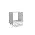 Meuble bas cuisine pour four encastrable + tiroir blanc laqué L 60 x H 72 cm 
