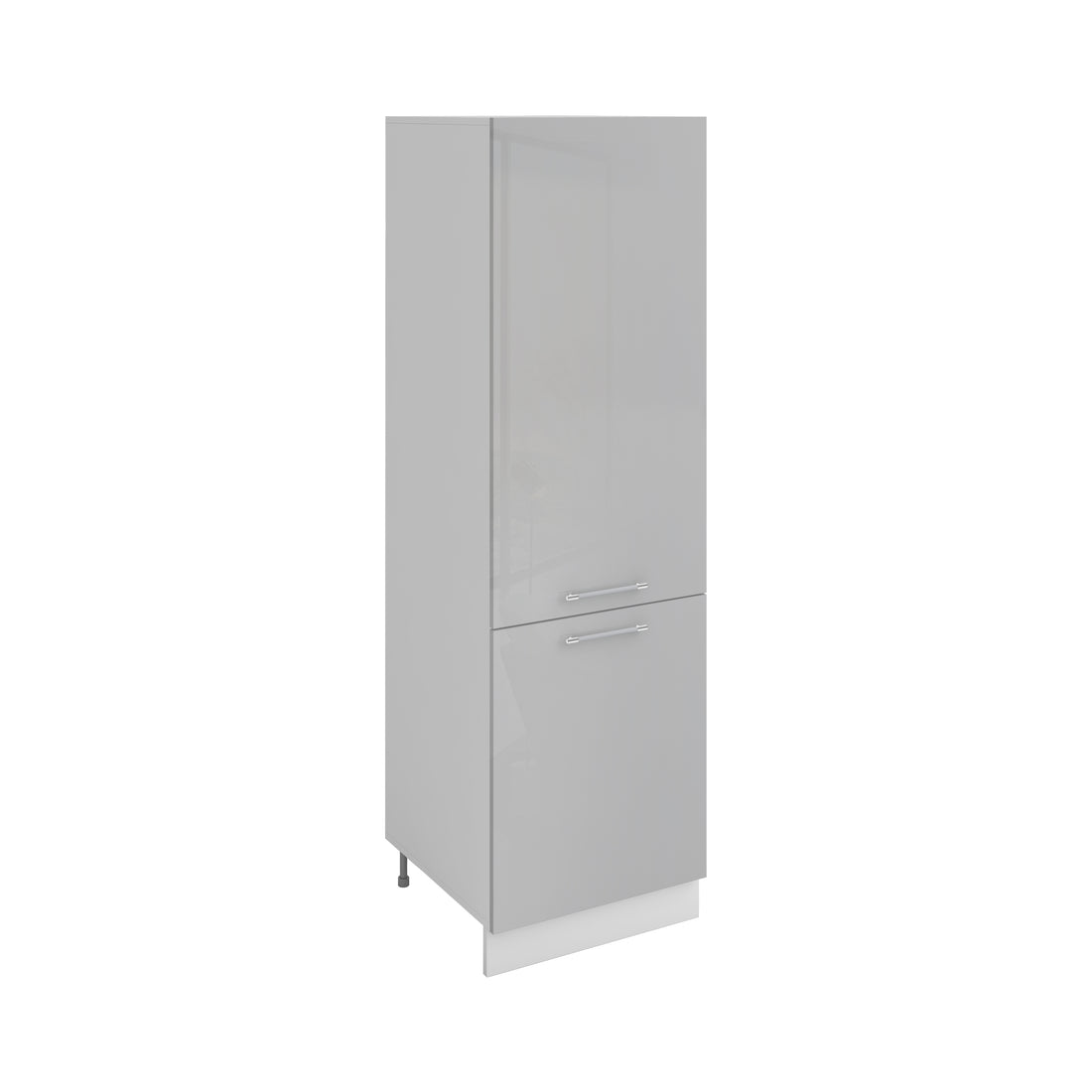 Colonne de rangement gris laqué L 60 x H 200 cm