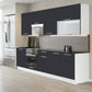 Cuisine complète 260 cm bois clair – 8 meubles haut et bas