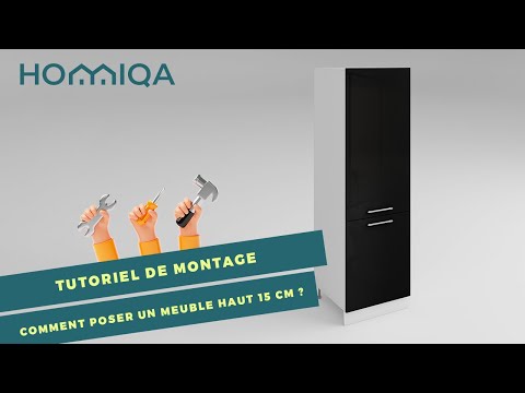 Comment poser une colonne frigo de cuisine - 60cm REF FRG60 tutoriel débutant par Homiqa