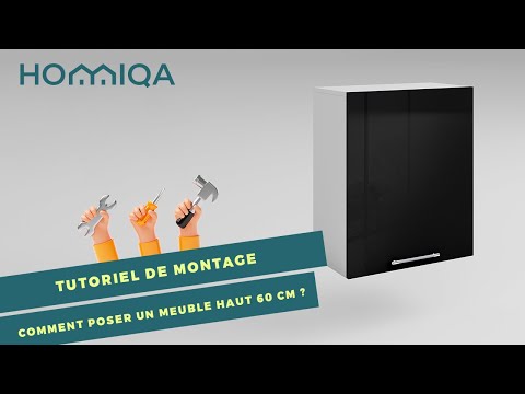 Comment fixer des façades d'un meuble haut en 15, 30, 40 ou 60cm tutoriel débutant par Homiqa